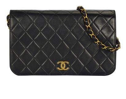 Chanel Vintage Single Flap Shoulder Bag, front view